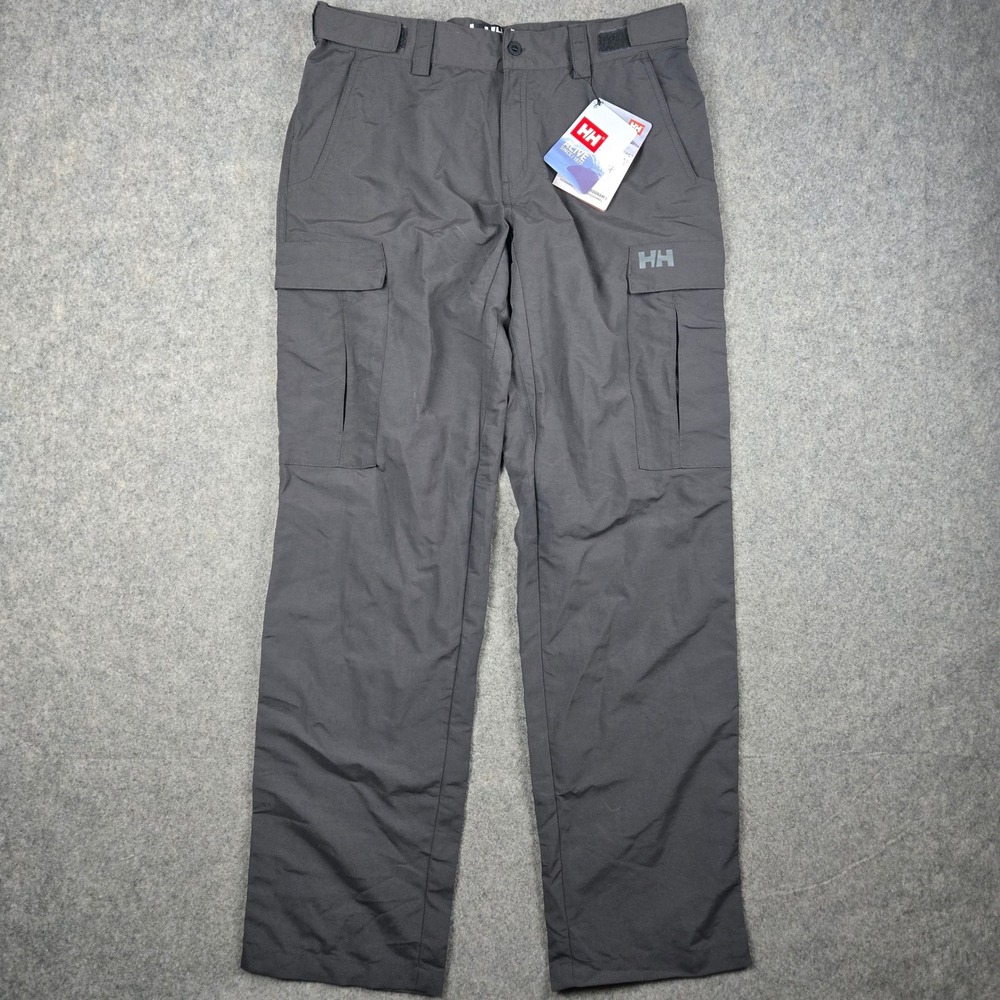 Helly Hansen Resort Jotun Pants Womens 34 Gray Cargo Hiking Outdoor Gorpcore New
